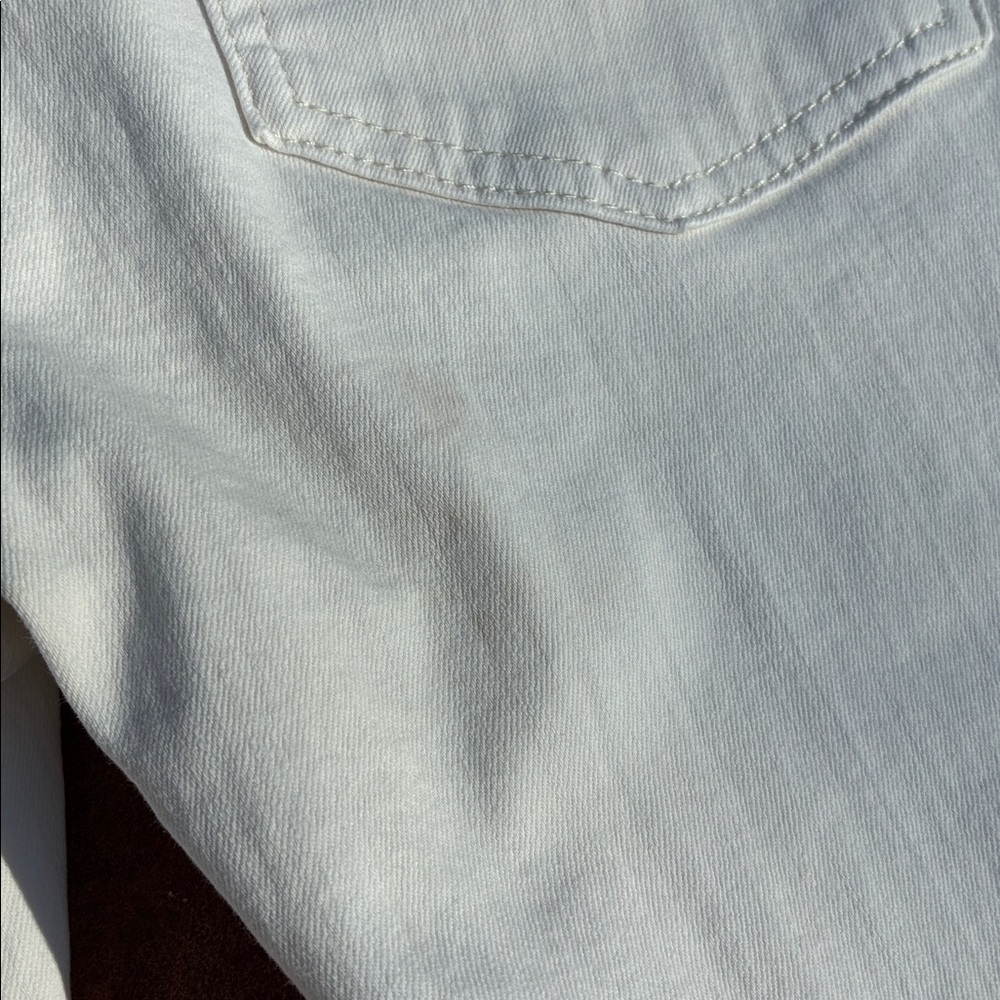 Free People womens White/ivory Flared jeans Pants w29 L 33 - Picture 7 of 9